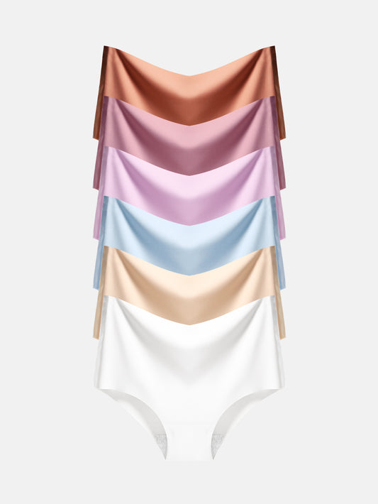 Women's Seamless Cheeky Panties No-Show Bikini Underwear for Women 6-PACK 855