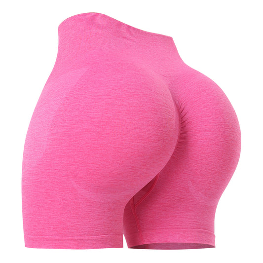 Women's Workout Gym Shorts, High Waisted Butt Lifting Scrunch Butt Seamless Booty Shorts