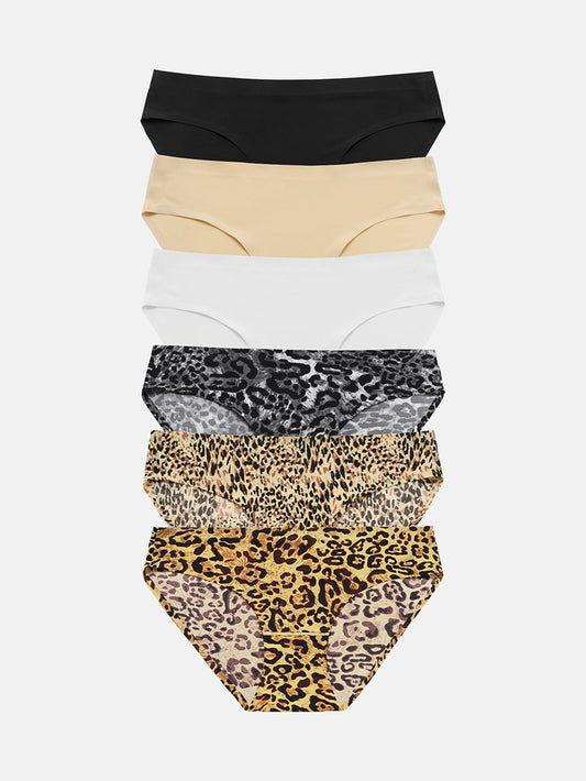 Wealurre Seamless Underwear Invisible Bikini 6-Pack 826