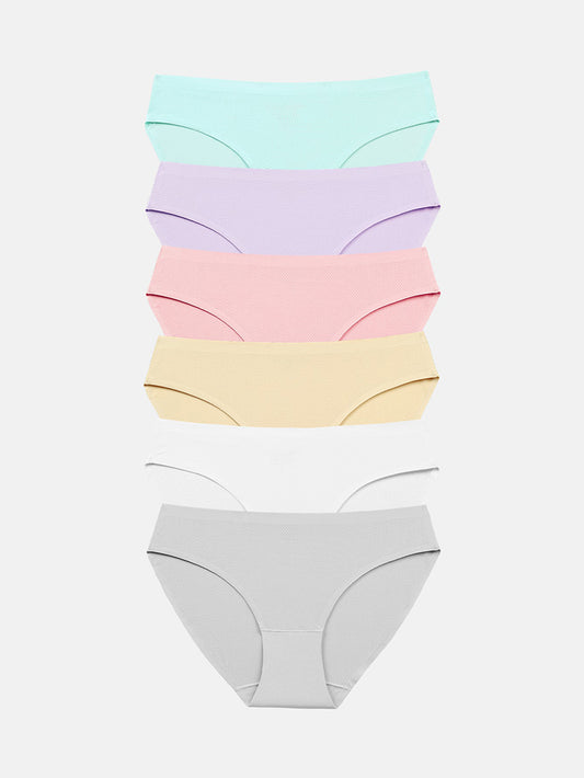 Women's Underwear Seamless Bikini 6-Pack 826 T