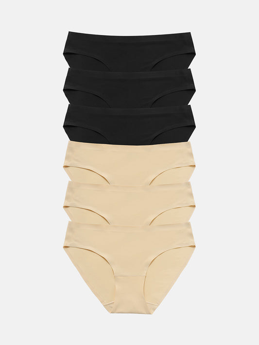 Wealurre Seamless Underwear Invisible Bikini 6-Pack 826