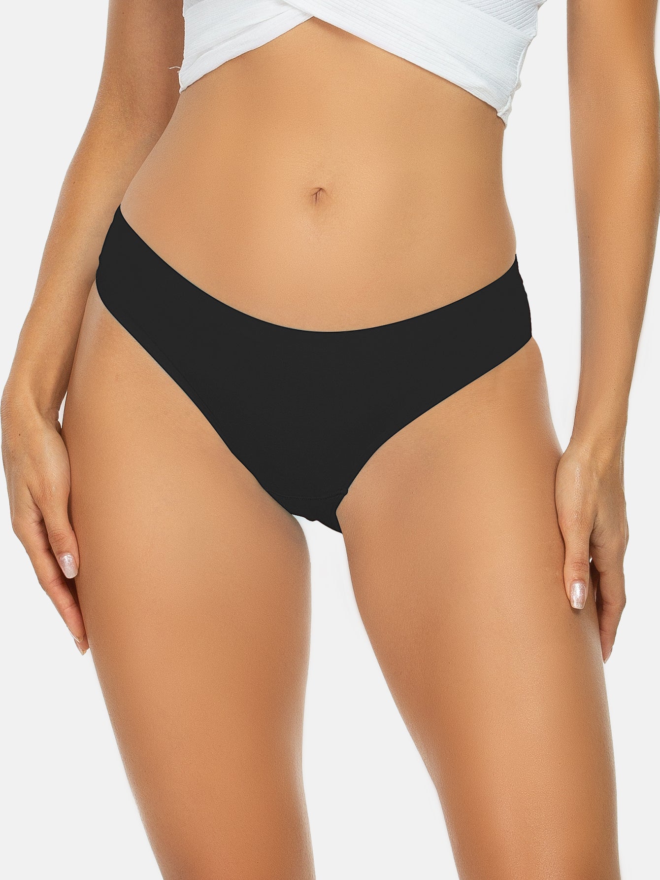 Women's Seamless Underwear No Show Panties Bikini Multipack 5-pack 826