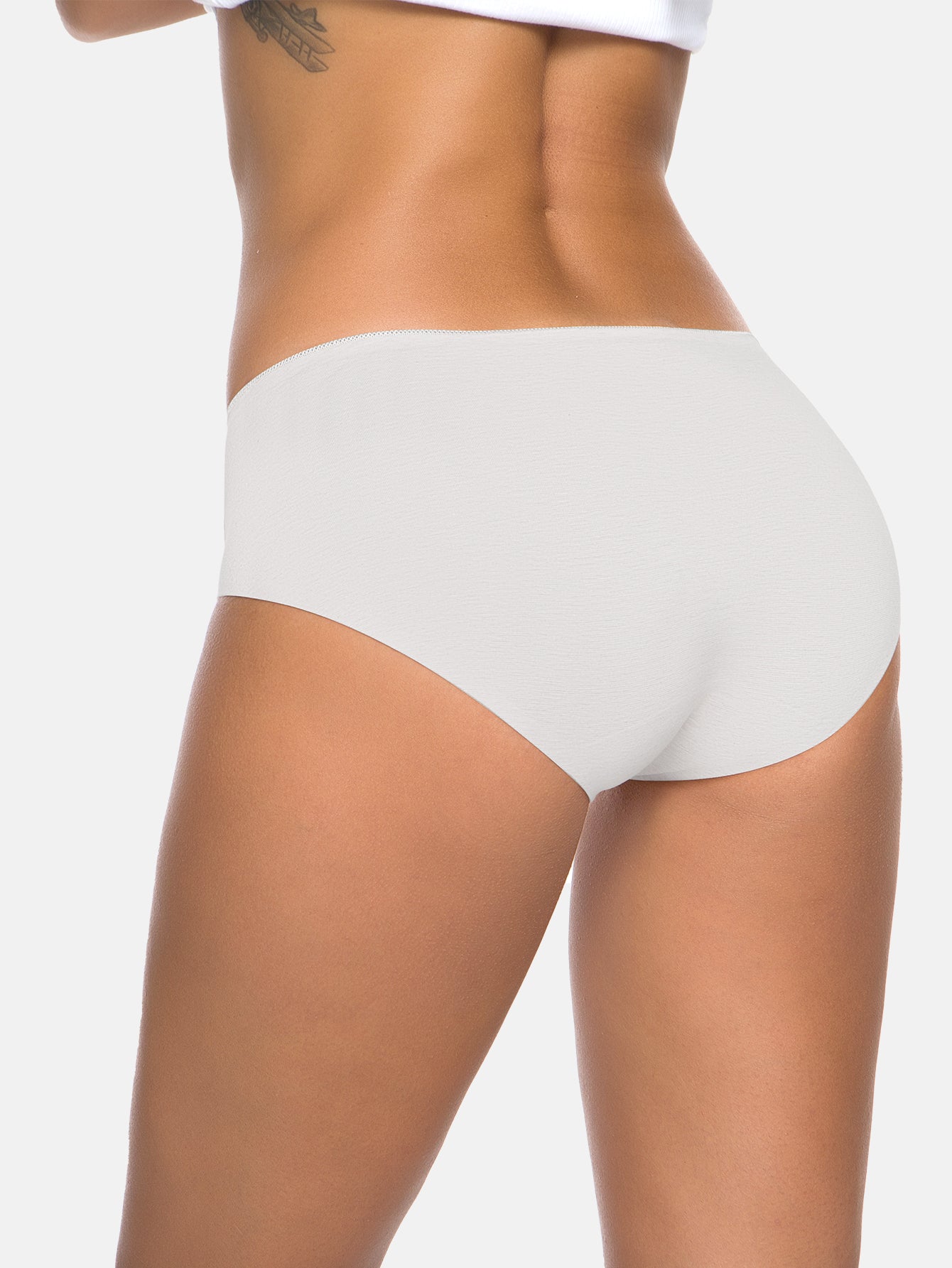 Womens Cotton Underwear for Women Seamless Hipster Bikini Briefs Panties 6-Pack 3028