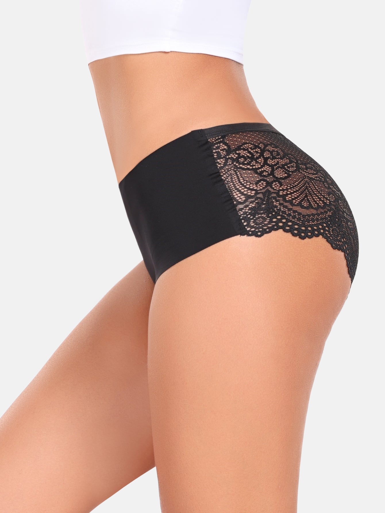 Wealurre Sexy Underwear for Womens Seamless Underwear 5-PACK 836