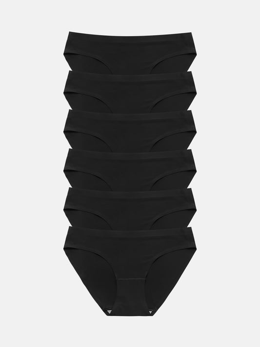 Wealurre Seamless Underwear Invisible Bikini 6-Pack 826