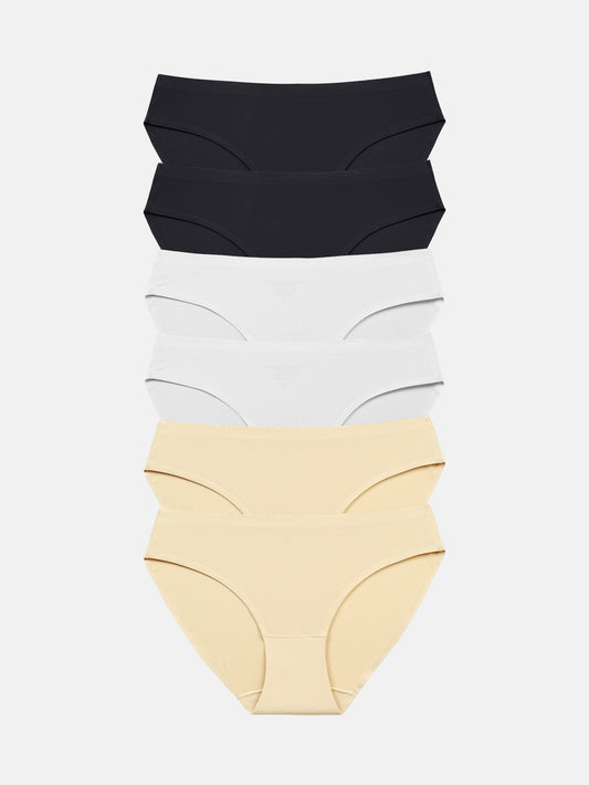 Women's Underwear Seamless Bikini  6-Pack 826 T