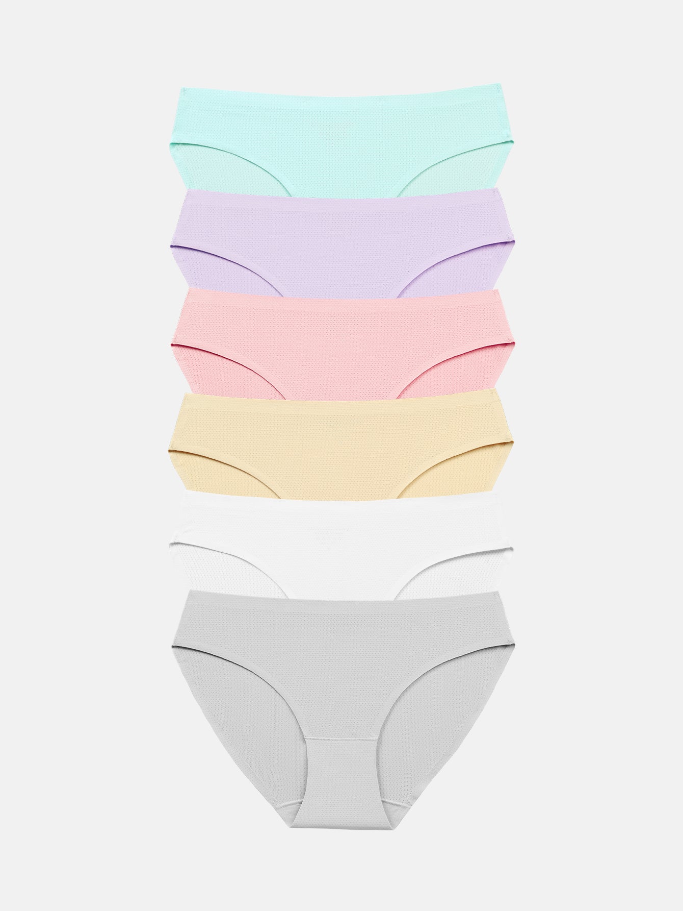 Women's Underwear Seamless Bikini 6-Pack 826 T