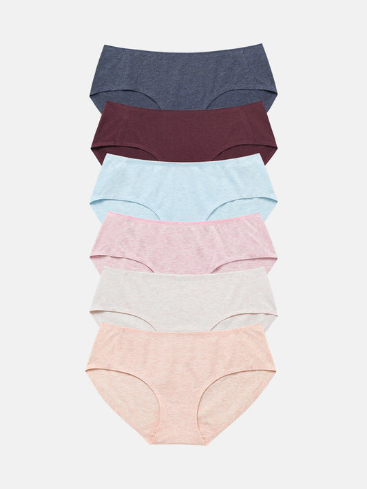 Women's Breathable Panties Seamless Comfort Underwear 6-PACK 3128