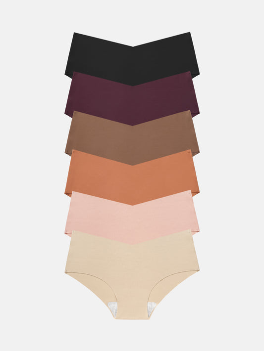 Womens Underwear Bikini Silky Seamless Underwear 6-PACK 833