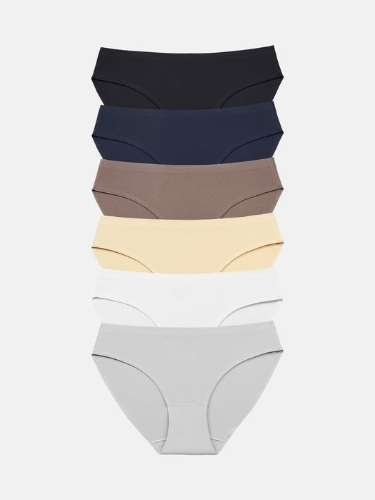 Women's Underwear Seamless Bikini  6-Pack 826 T