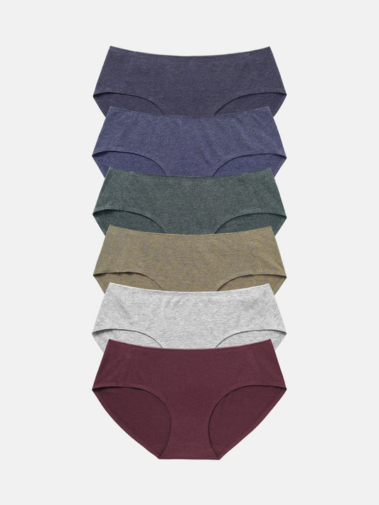 Women's Breathable Panties Seamless Comfort Underwear 6-PACK 3128