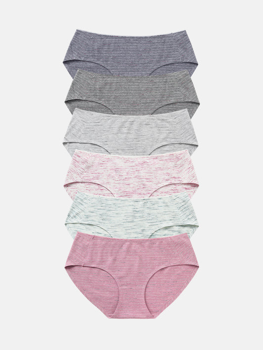 Women's Breathable Panties Seamless Comfort Underwear 6-PACK 3128
