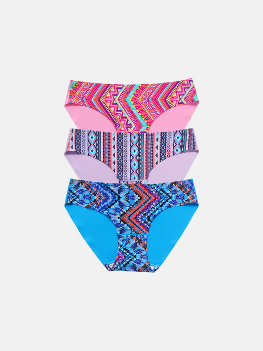 Wealurre Seamless Underwear Invisible Bikini 3-Pack 826