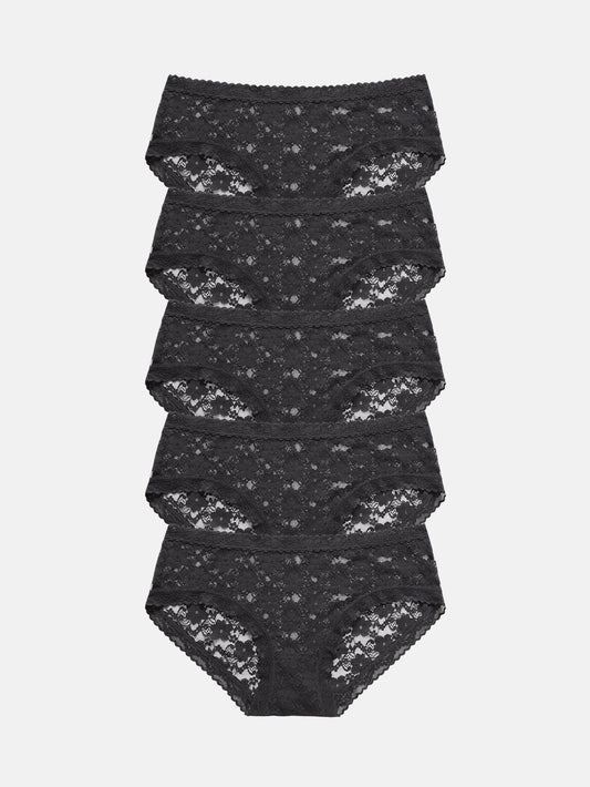 Womens Underwear Lace Sexy Bikini Panties 5-PACK 827