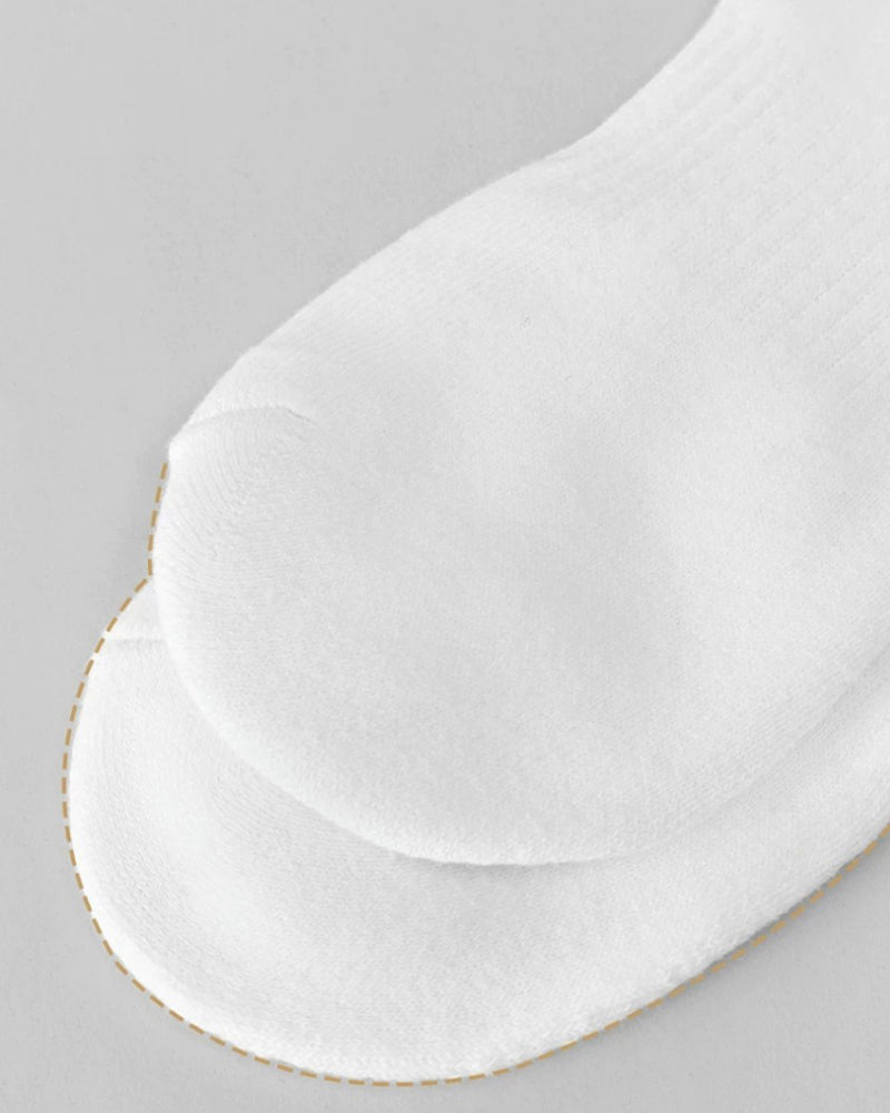 Premium Unisex Cotton Crew Socks – Breathable Athletic Mid-Calf Socks