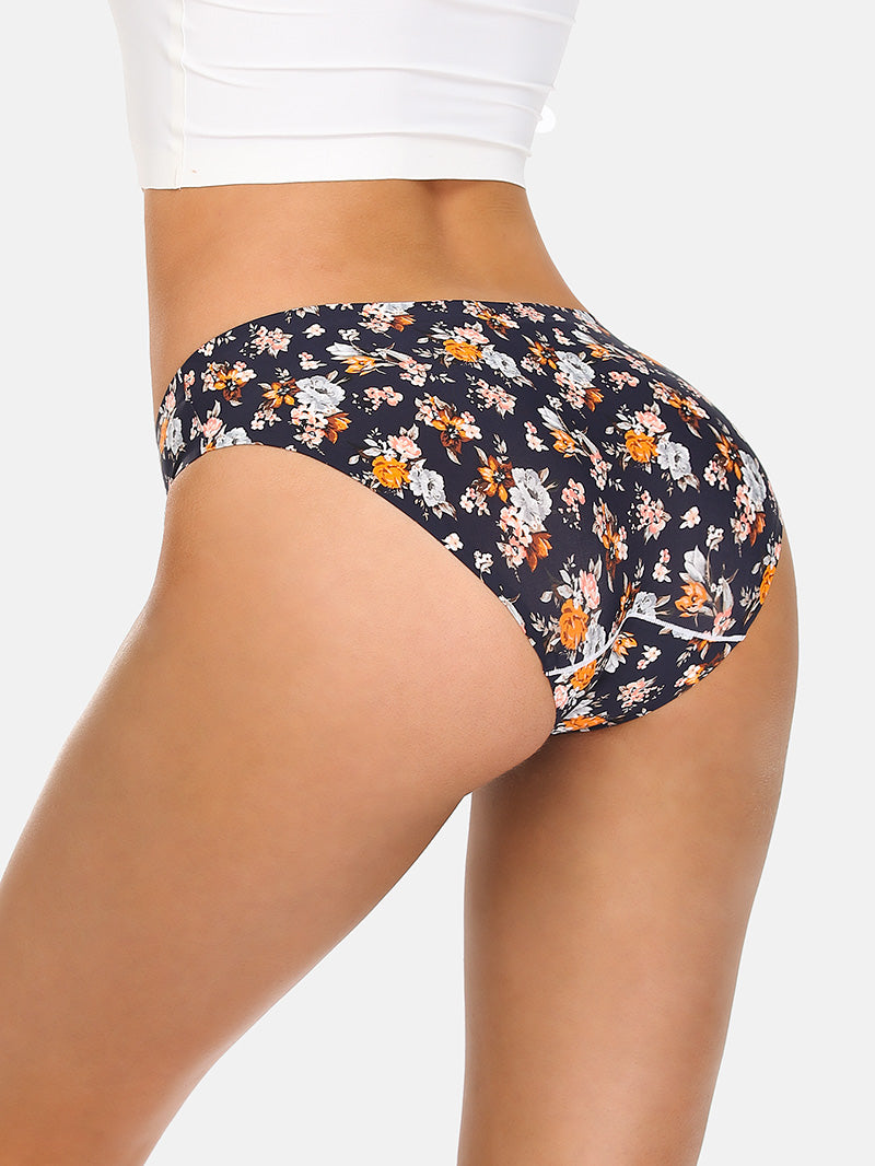 Women's Seamless Underwear No Show Panties Bikini Multipack 5-pack 826