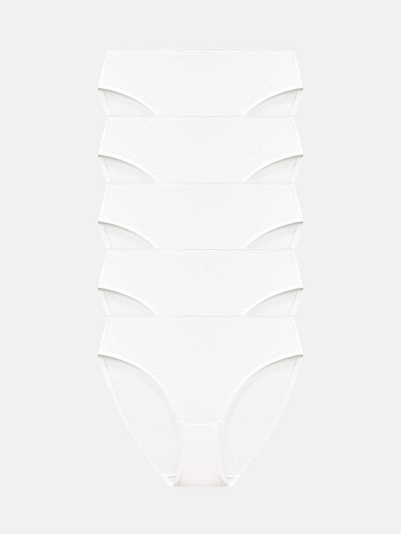 Womens Underwear Cotton High Cut Panties 5-PACK 3178