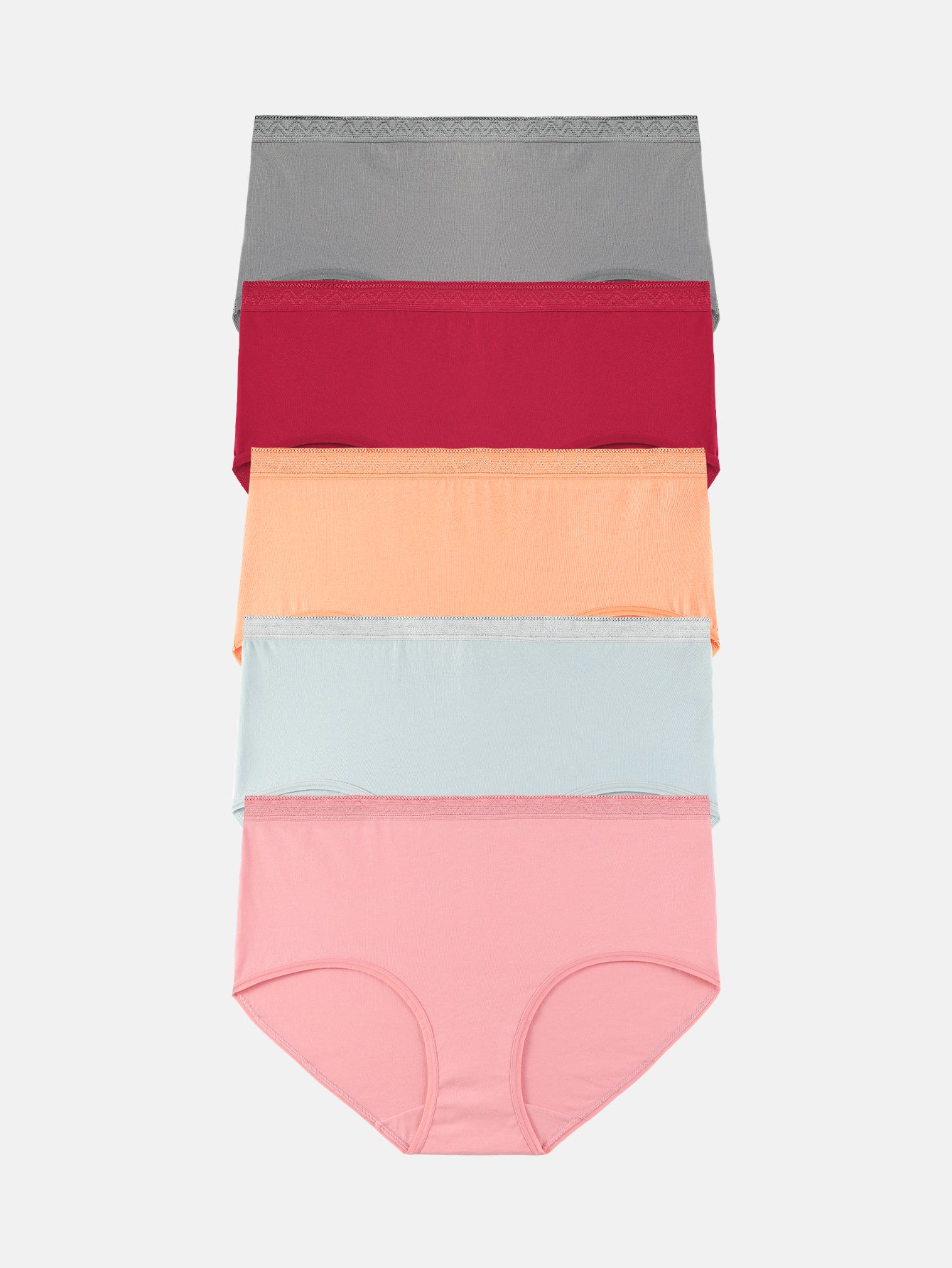 Women's Plus Size Cotton Brief Multipack 5-pack 1808