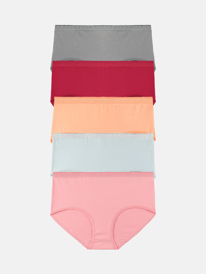 Women's Plus Size Cotton Brief Multipack 5-pack 1808
