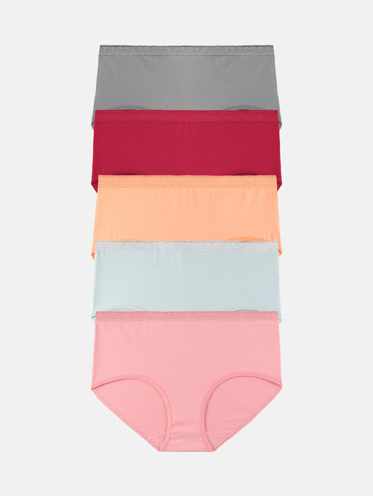 Women's Plus Size Cotton Brief Multipack 5-pack 1808
