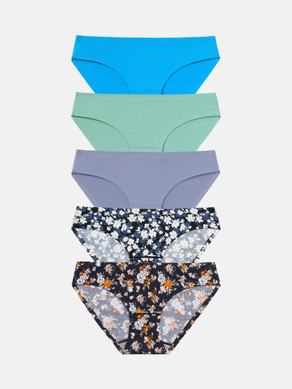 Women's Seamless Underwear No Show Panties Bikini Multipack 5-pack 826