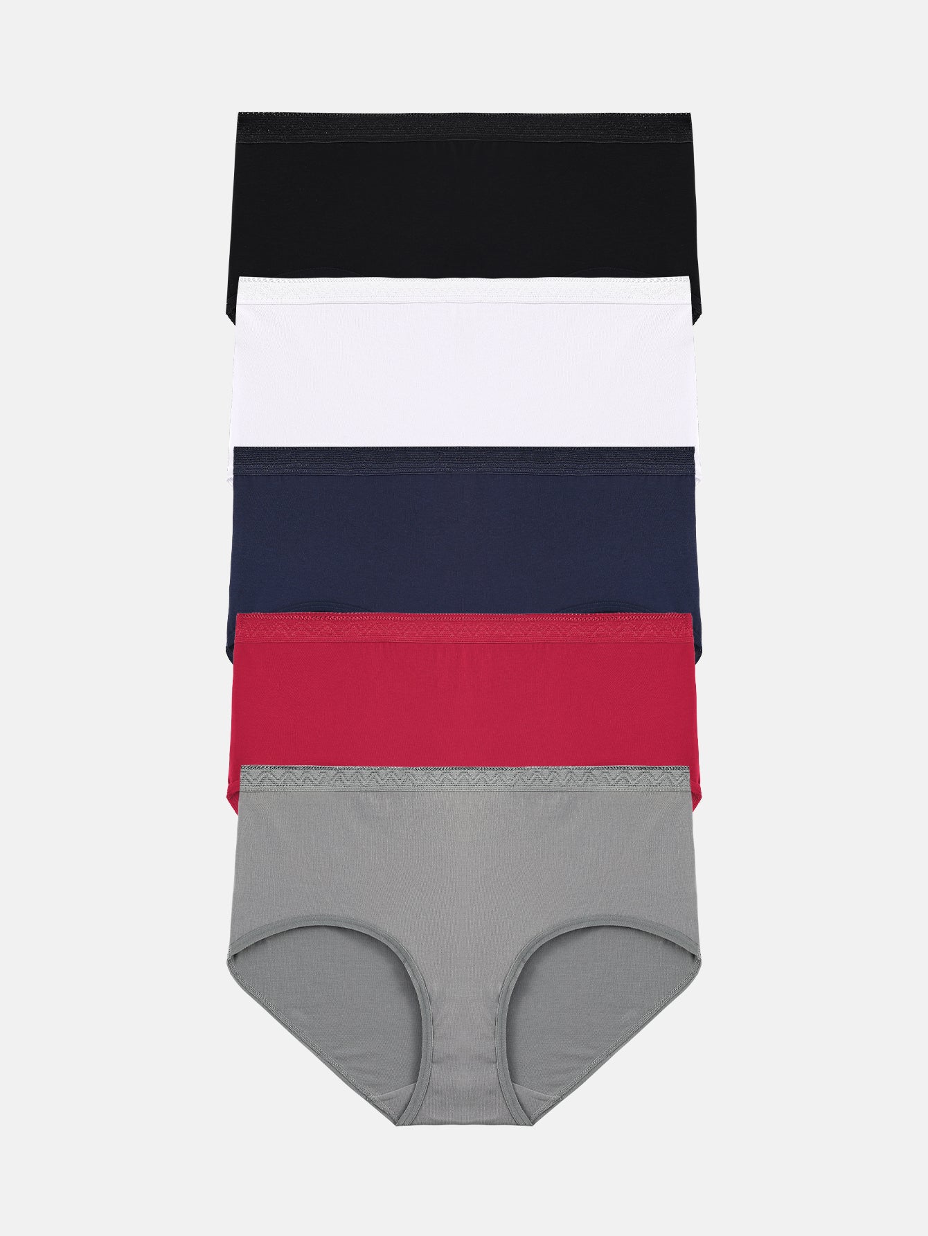 Women's Plus Size Cotton Brief Multipack 5-pack 1808