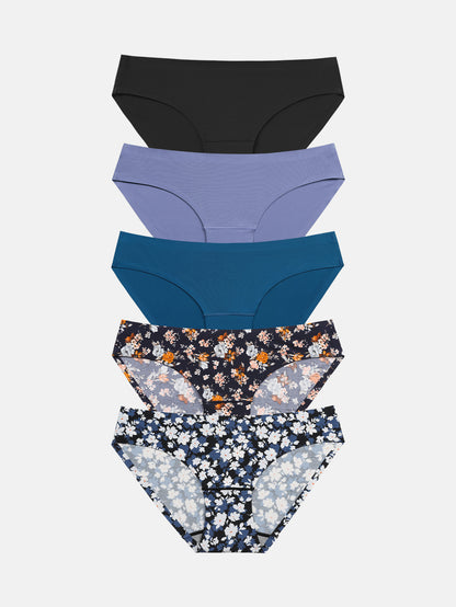 Women's Seamless Underwear No Show Panties Bikini Multipack 5-pack 826