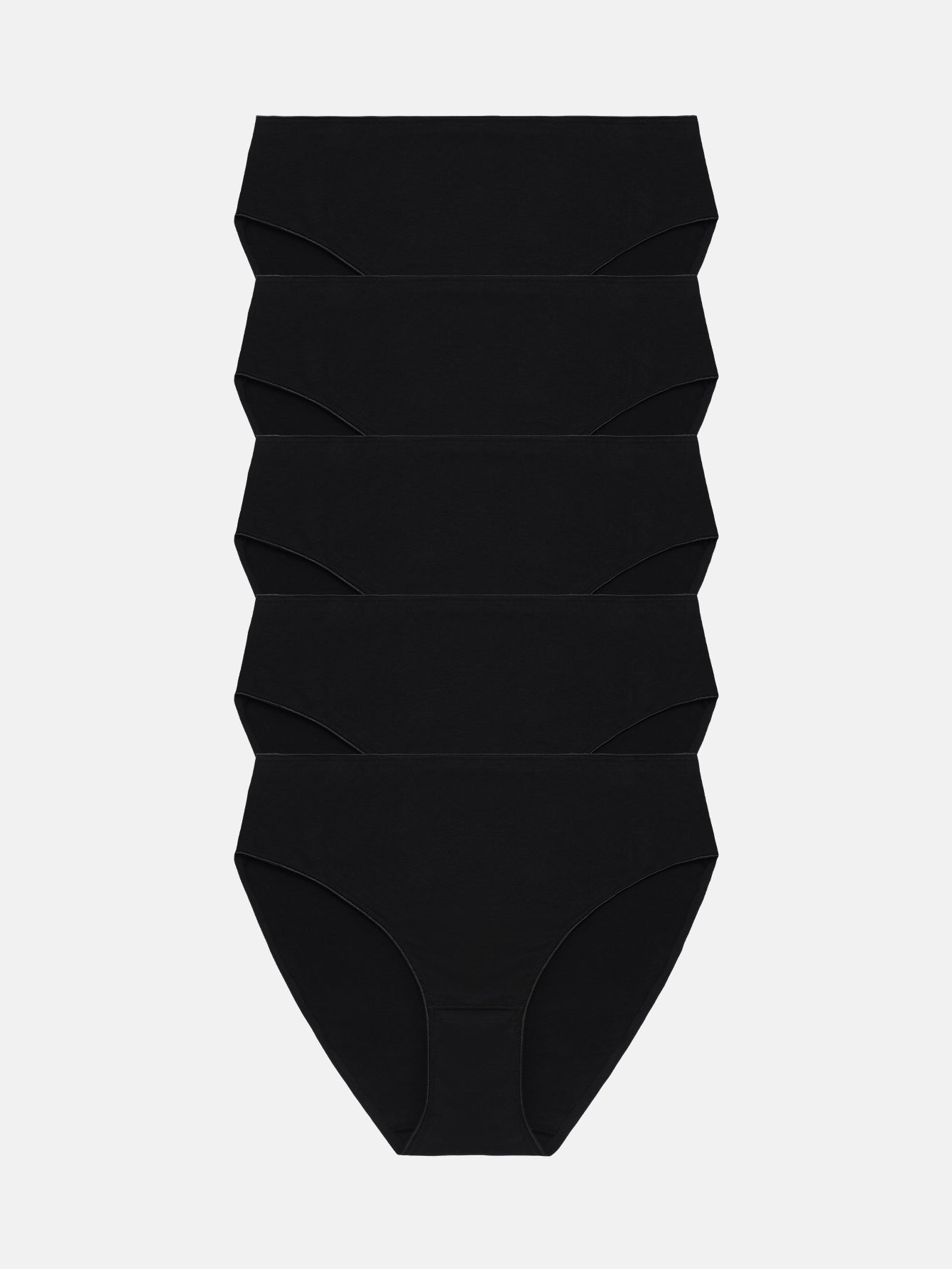 Womens Underwear Cotton High Cut Panties 5-PACK 3178