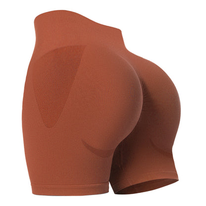 Women's Workout Gym Shorts, High Waisted Butt Lifting Scrunch Butt Seamless Booty Shorts