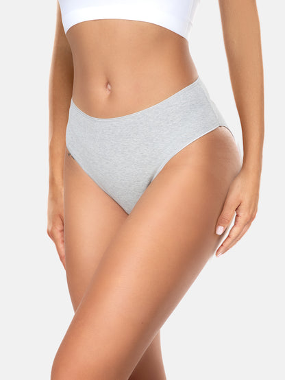 Womens Underwear Cotton High Cut Panties 5-PACK 3178