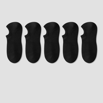 Men & Women Cotton No Show Socks – Soft Breathable Invisible Socks for Sneakers