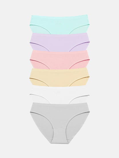 Women's Underwear Seamless Bikini  6-Pack 826 T