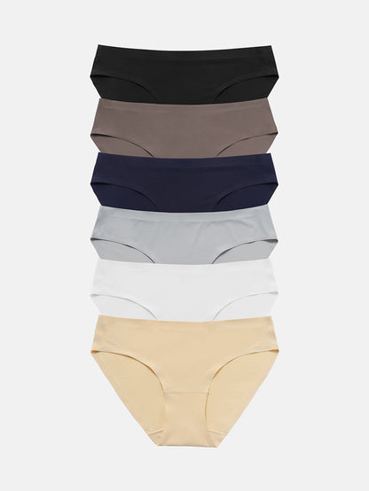 Wealurre Seamless Underwear Invisible Bikini 6-Pack 826
