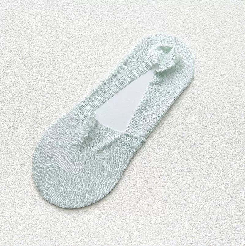 Low-Cut Boat Socks for Women - Summer Lace Thin Socks, Athletic Boat Socks