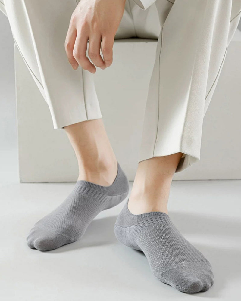 Men & Women Cotton No Show Socks – Soft Breathable Invisible Socks for Sneakers