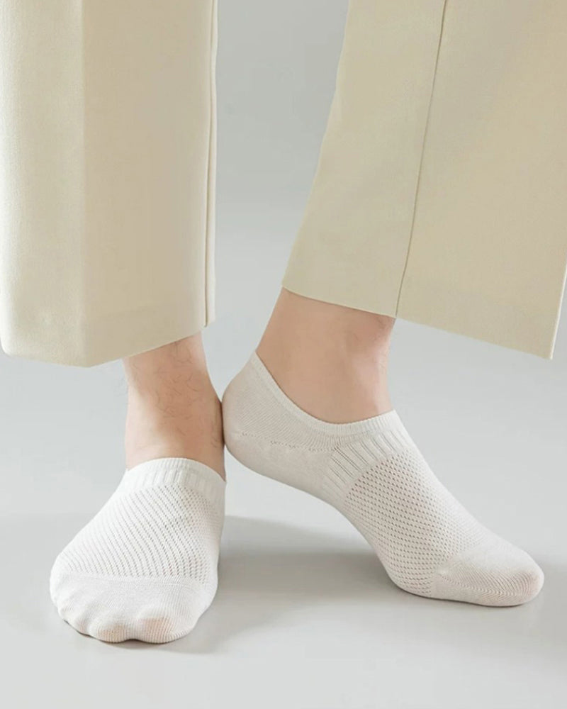 Men & Women Cotton No Show Socks – Soft Breathable Invisible Socks for Sneakers
