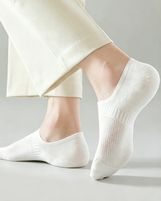 Men & Women Cotton No Show Socks – Soft Breathable Invisible Socks for Sneakers