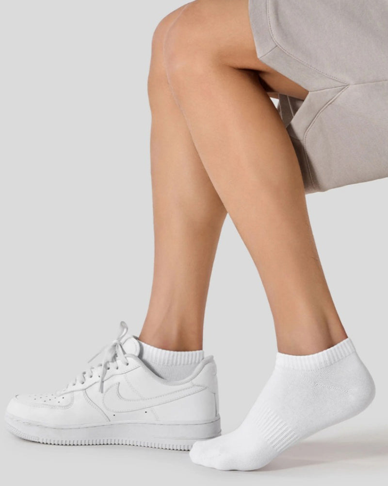 Men & Women Solid Cotton Ankle Socks – Breathable Non-Slip Low Cut Socks for Sneakers