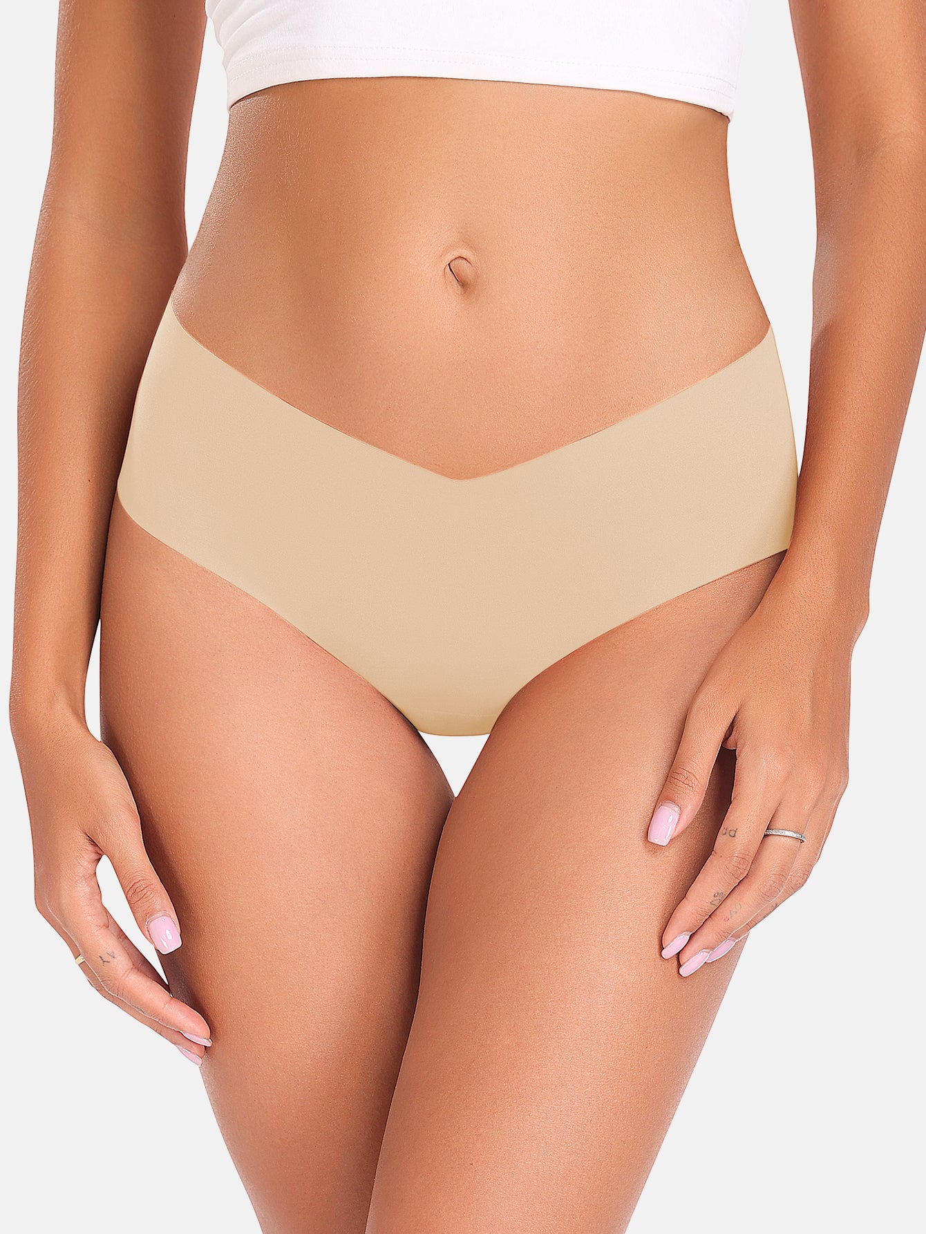 Womens Underwear Bikini Silky Seamless Underwear 3-PACK 833