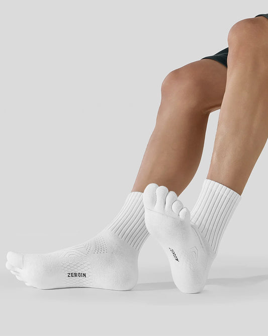 Men & Women Five Toe Socks – Soft Breathable Cotton Toe Socks for Better Fit