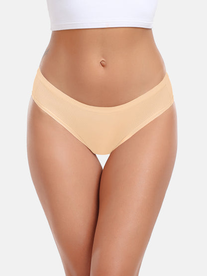 Womens Underwear Breathable Mesh Bikini Panties 5-packs 7002