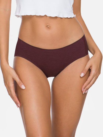 Womens Cotton Underwear for Women Seamless Hipster Bikini Briefs Panties 6-Pack 3028