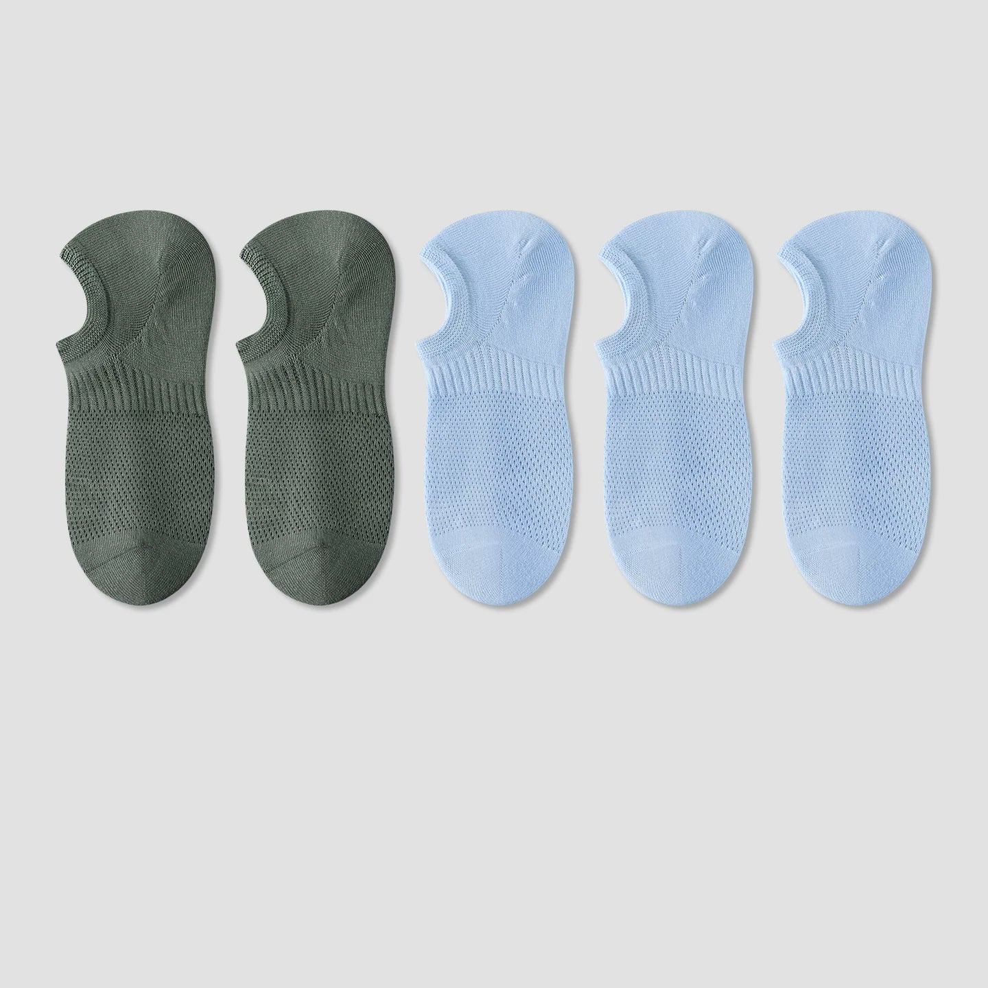 Men & Women Cotton No Show Socks – Soft Breathable Invisible Socks for Sneakers