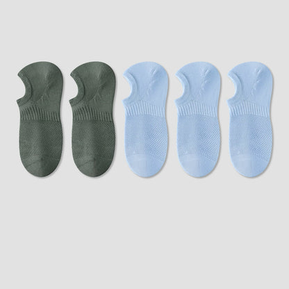 Men & Women Cotton No Show Socks – Soft Breathable Invisible Socks for Sneakers