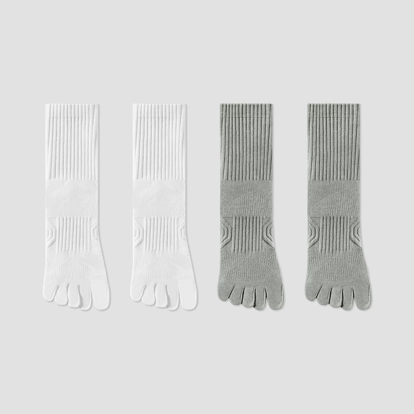Men & Women Five Toe Socks – Soft Breathable Cotton Toe Socks for Better Fit