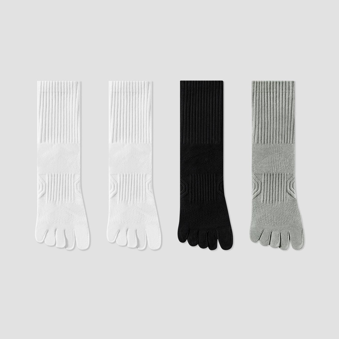 Men & Women Five Toe Socks – Soft Breathable Cotton Toe Socks for Better Fit