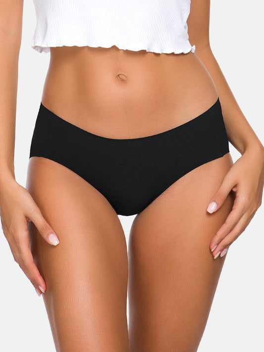 Womens Cotton Underwear for Women Seamless Hipster Bikini Briefs Panties 6-Pack 3028