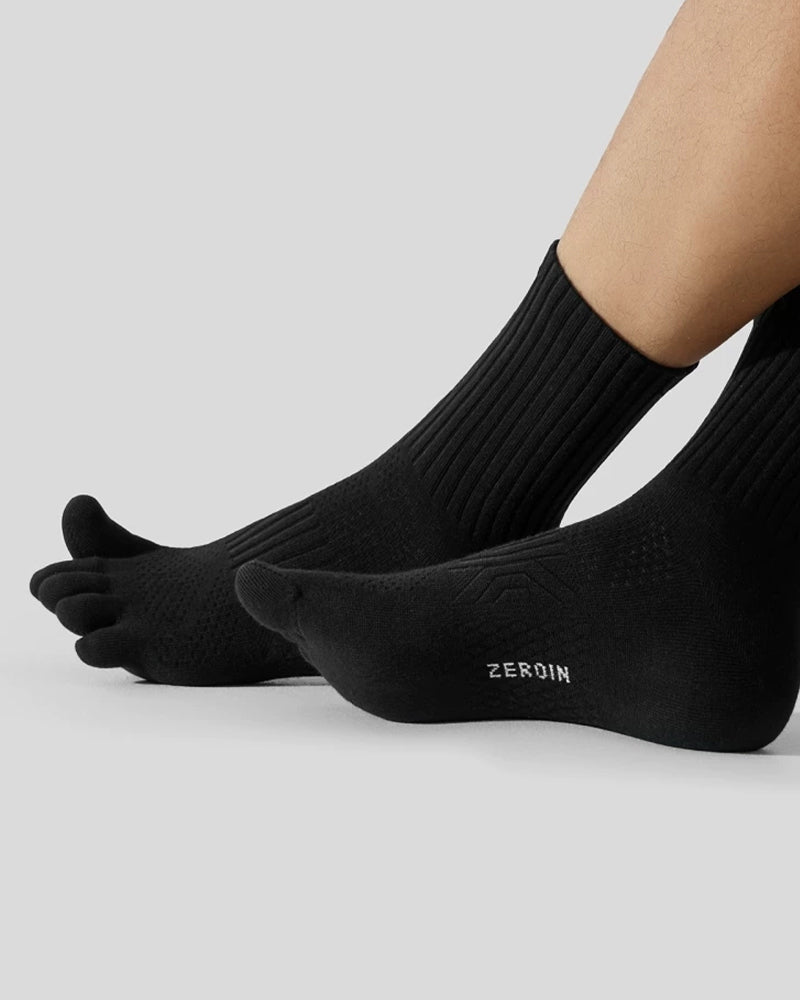 Men & Women Five Toe Socks – Soft Breathable Cotton Toe Socks for Better Fit