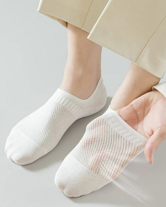 Men & Women Cotton No Show Socks – Soft Breathable Invisible Socks for Sneakers