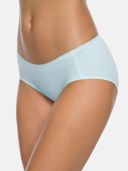 Womens Cotton Underwear for Women Seamless Hipster Bikini Briefs Panties 6-Pack 3028